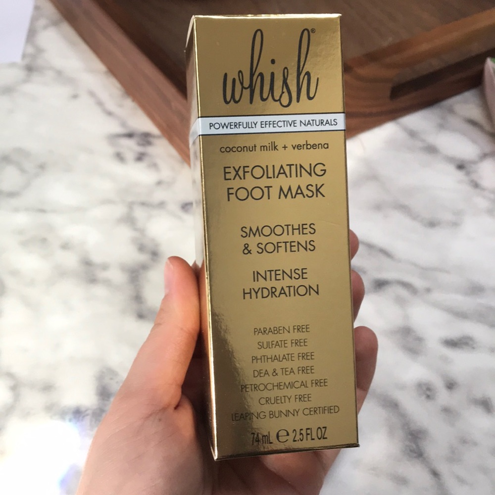 New! Whish Beauty Exfoliating Foot Mask